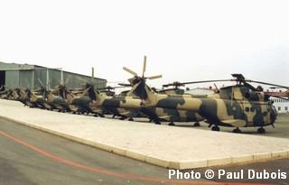 Pumas stored at AFB Swartkop, 173 was sold to the RAF and became ZJ958 and 153/157 were sold to the civilian operator Starlite.