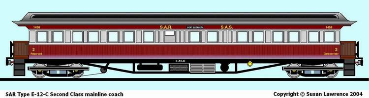 SAR Type E-12-C Second Class mainline coach