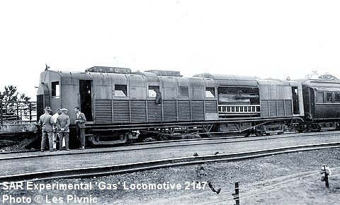 SAR Experimental Gas Locomotive 2147. Photo  Les Pivnic