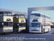 Daimler Fleetlines at Klipfontien Rd L-R: CA125955 CH63841 CT1414 / CT1429 [Timber City] / CA118675 CH63835 CT1408 [Tastik] - Stan Hughes 1977