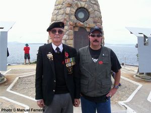 John Ridgeway and Manuel Ferreira, John is a veteran of 31BN at Omega South West Africa