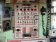 The upper portion of the driver’s console. Mostly light switches and circuit breakers.